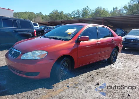 2005 Toyota Corolla Le z USA, uszkodzony, nr VIN 1NXBR32E65Z352021